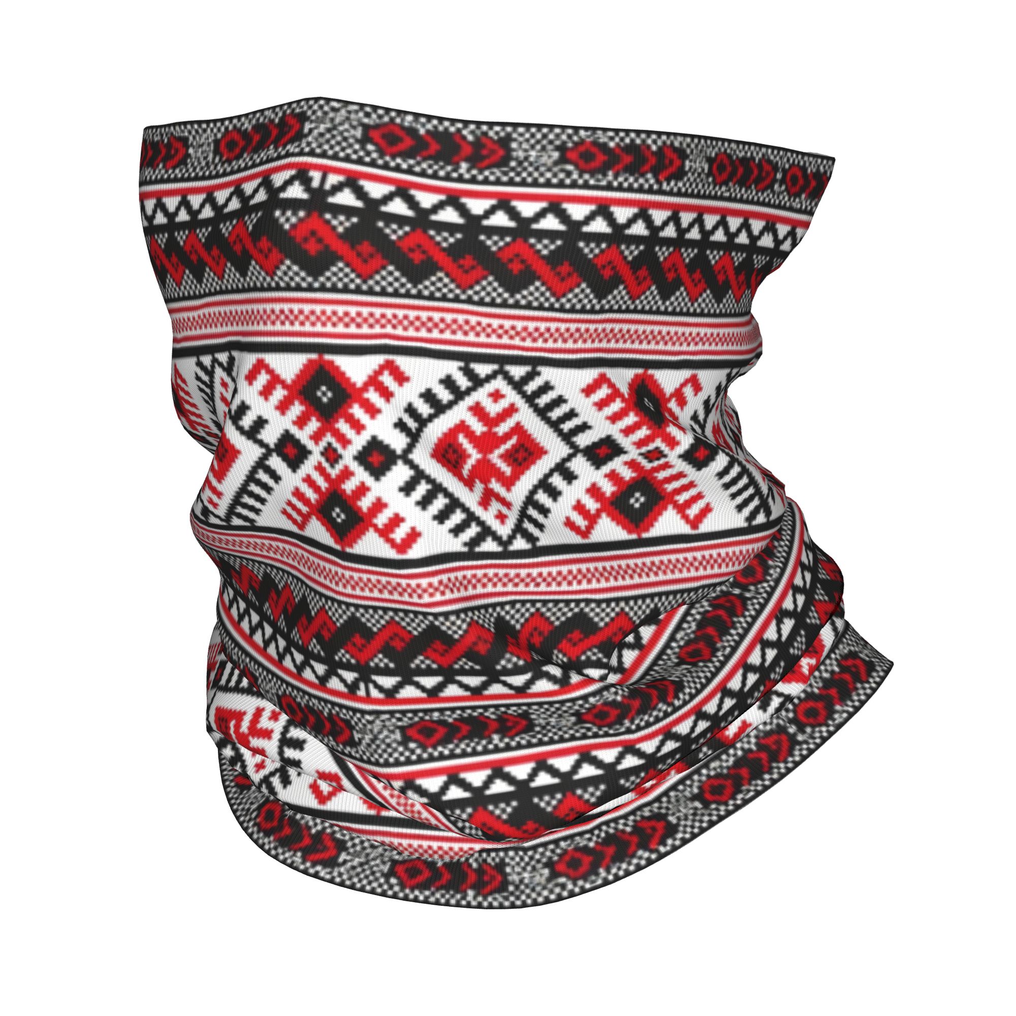 Neck Gaiter Fleece - Penutup Leher Bordir Vyshyvanka Ukraina Kustom