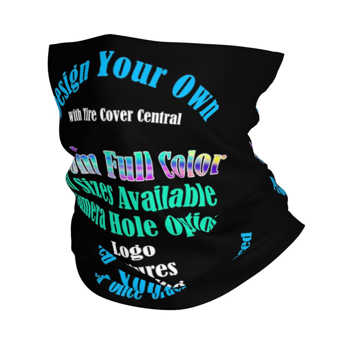 Neck Gaiter Fleece - Penutup Leher Custom Desain Sendiri, Anti