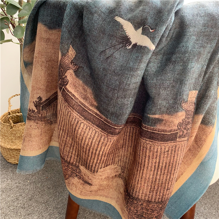 Syal Rumbai Kasmir Murni Mencu - Cashmere Pashmina Wrap ulasan dan harga