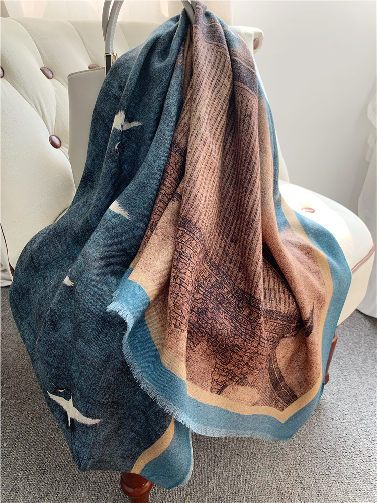 Syal Rumbai Kasmir Murni Mencu - Cashmere Pashmina Wrap ulasan dan harga