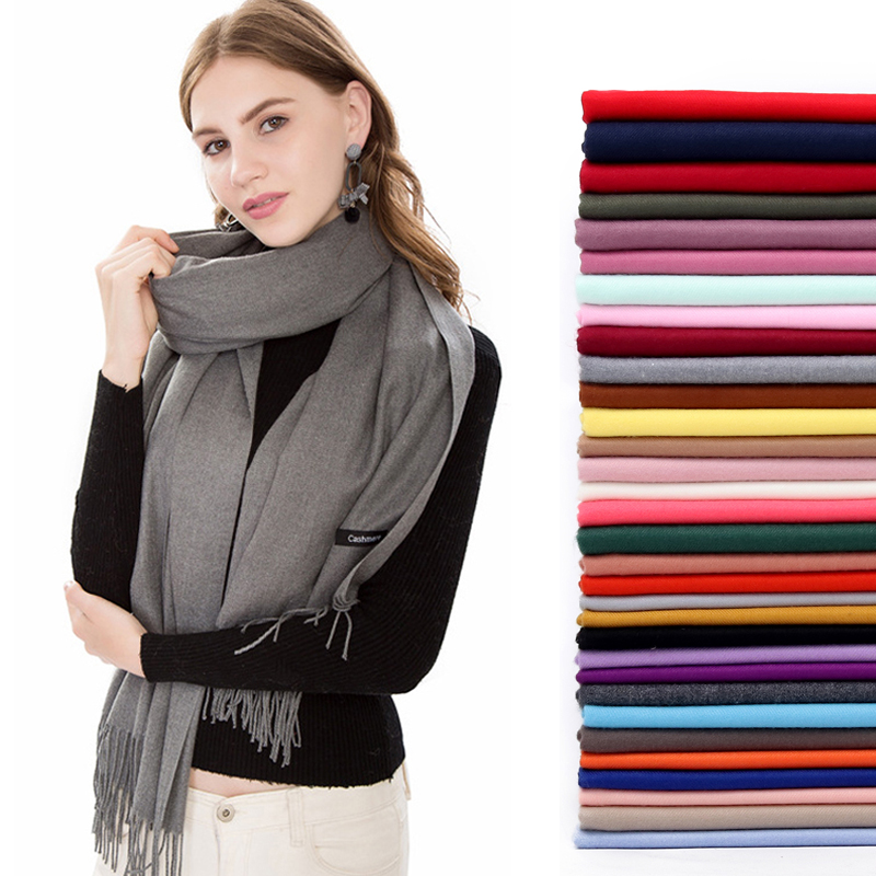 Syal Pashmina Wanita Syal Kasm - Wool Scarf Men ulasan dan harga