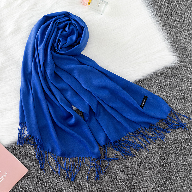 Syal Pashmina Wanita Syal Kasm - Wool Scarf Men ulasan dan harga