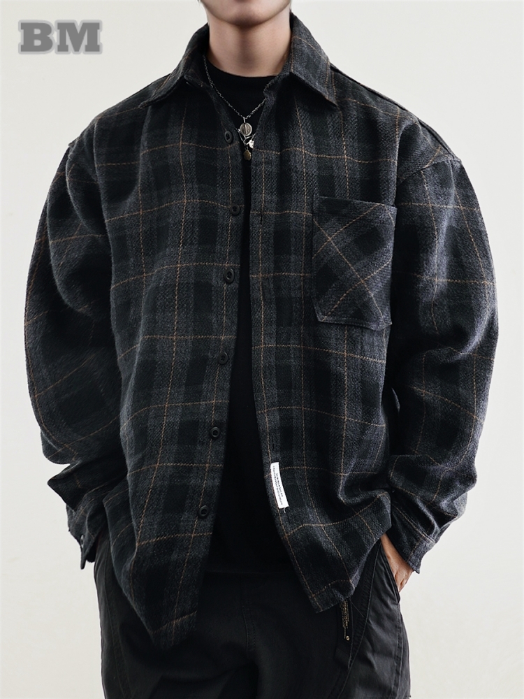 Kemeja Flanel Pria Pakaian Jal - Flannel Shirt Lined ulasan dan harga