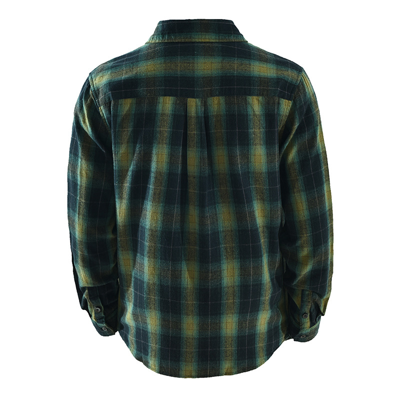 Kemeja Kotak-kotak Pria Katun  - Flannel Shirt Lined ulasan dan harga