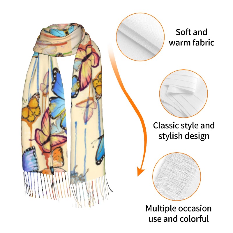 Syal Kasmir Musim Dingin Motif - Cashmere Pashmina Wrap ulasan dan harga
