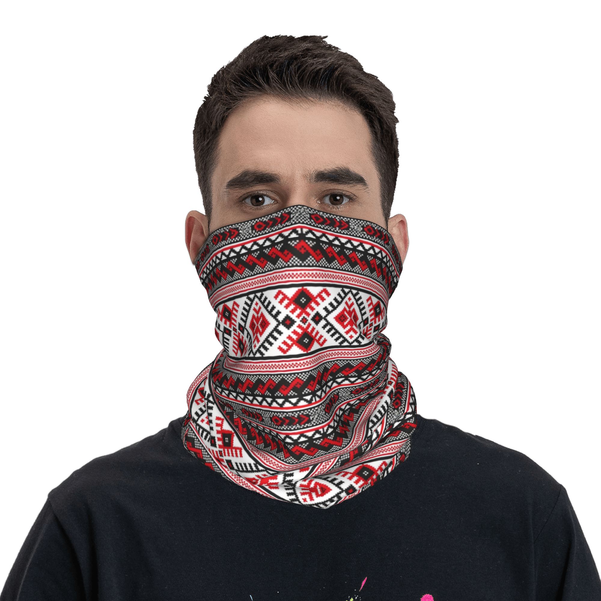 Penutup Leher Bordir Vyshyvank - Neck Gaiter Fleece ulasan dan harga