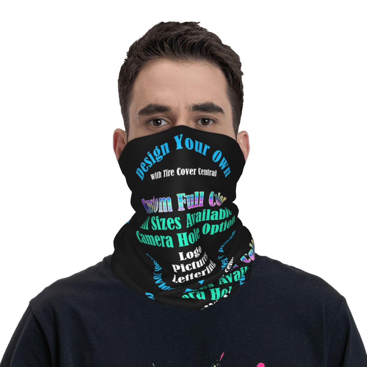 Penutup Leher Custom Desain Se - Neck Gaiter Fleece ulasan dan harga