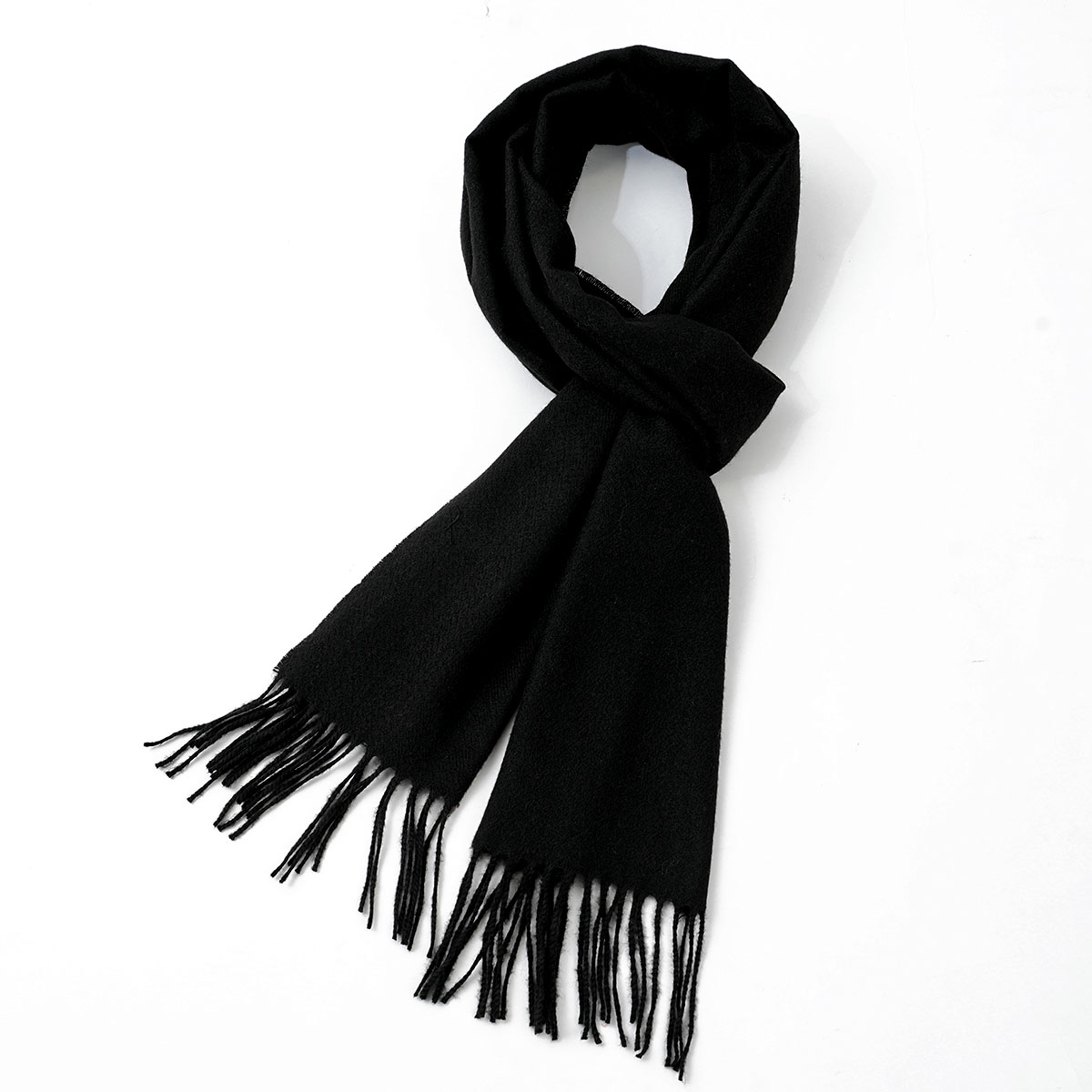 Syal Pria Warna Solid, Bahan I - Wool Scarf Men ulasan dan harga